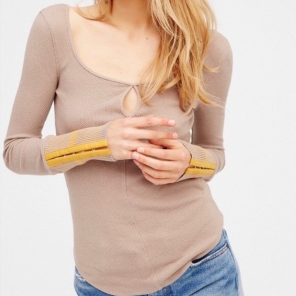 FP Mod Striped Cuff tee